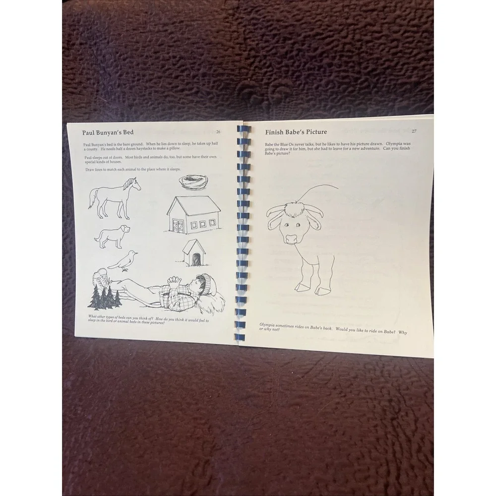 Olympia Odette Presents My Think 'n' Do‎ Adventure Book 1990 Spiral Bound New